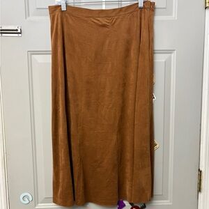 Kim Rogers Brown A-Line Skirt